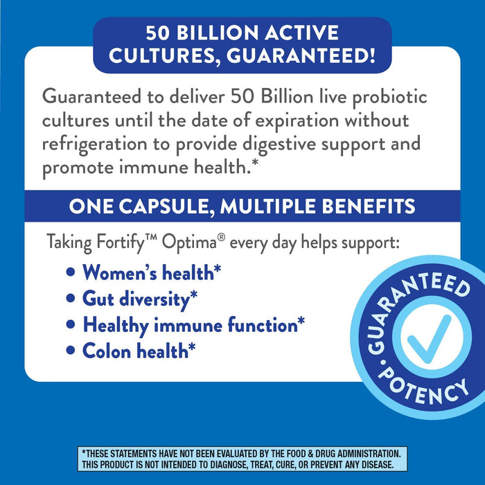 Fortify Optima Women's 50 Billion Probiotic